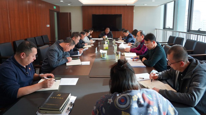 金宝慱亚洲体育集团党史学习教育领导小组办公室召开第五次工作推进会