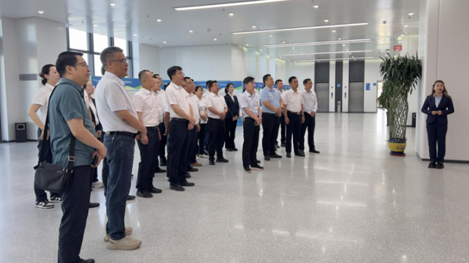 甘肃农垦集团普安康药业有限公司参观金宝慱亚洲体育集团廉洁文化作品展