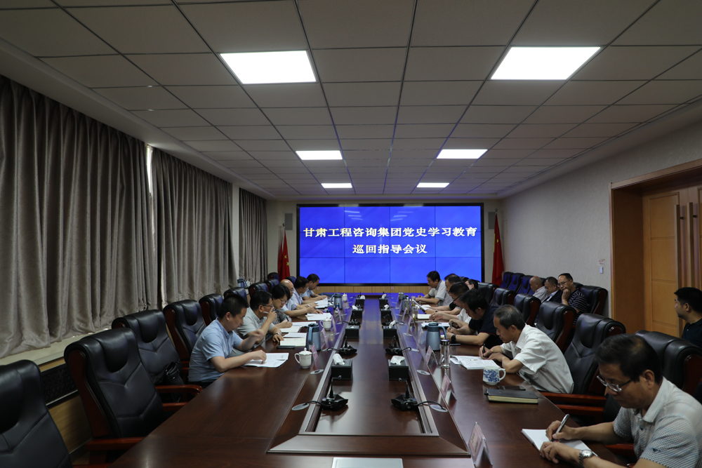 金宝慱亚洲体育集团党史学习教育第四巡回指导组对水电设计院党史学习教育工作开展情况进行巡回指导